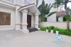 Adjacent four bedroom villas with backyard for rent in Vinhome Riverside Long Bien